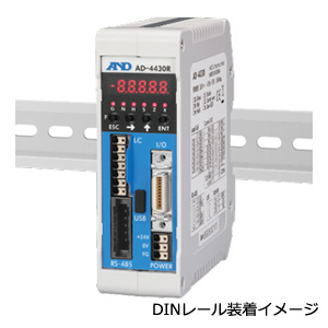 RS-485（Modbus RTU）搭載・制御盤組み込みタイプ・ウェイングモジュール AD-4430R 画像